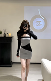 Đầm ôm dài tay dáng mini
