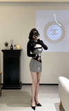 Đầm ôm dài tay dáng mini