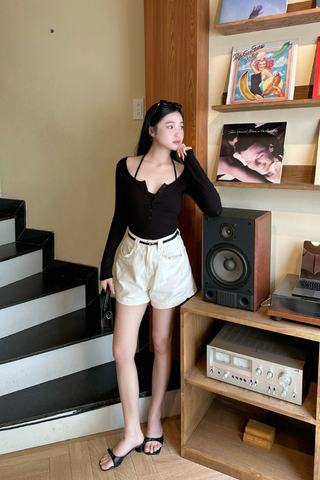 Quần short kaki