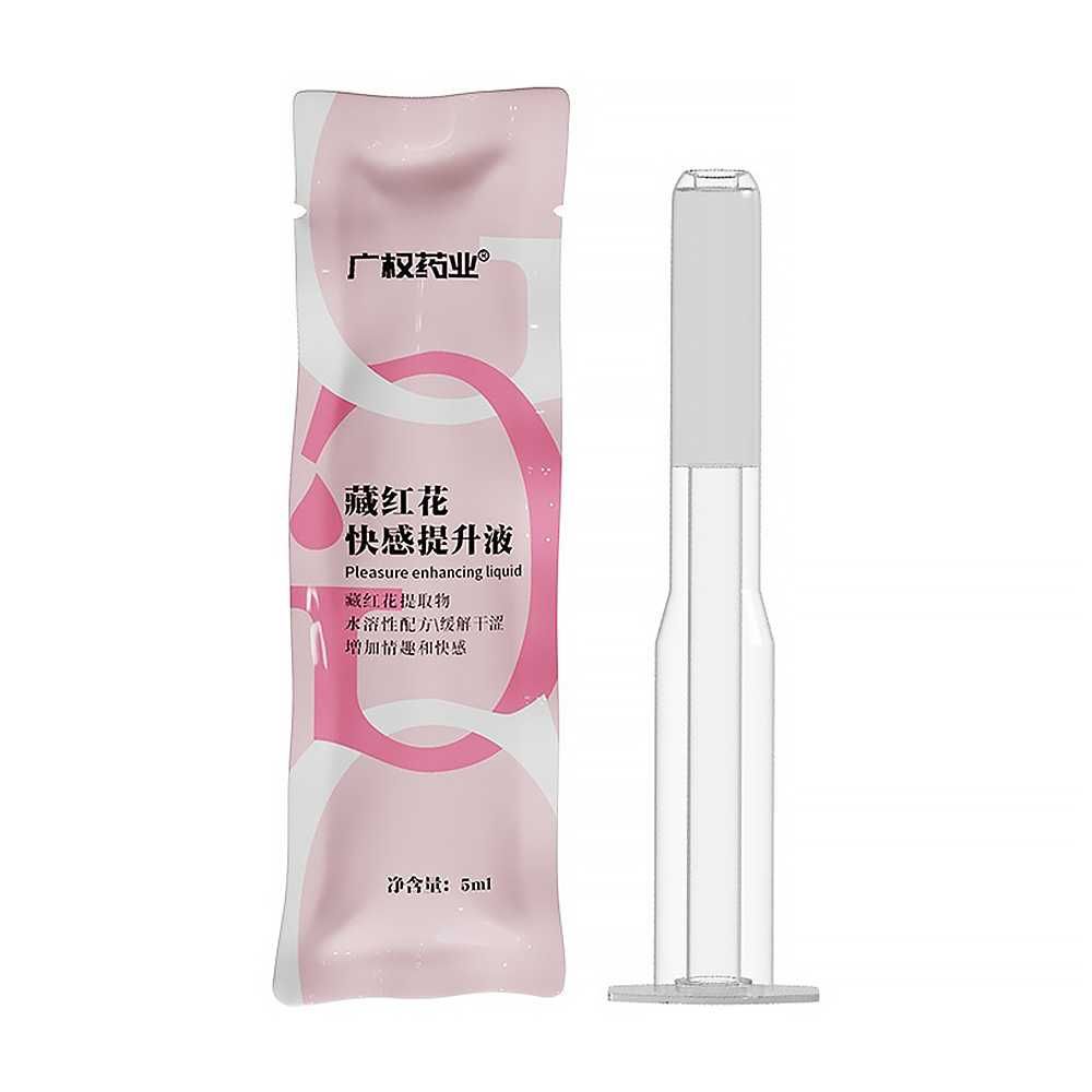 Gel bôi trơn ống bơm Guangquan Saffron - Tinh chất hoa nghệ tây, tăng khoái cảm - Ống 5ml