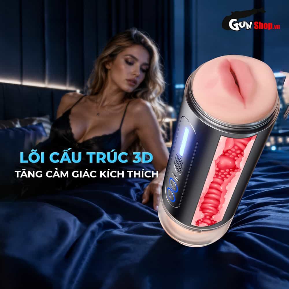 Âm đạo giả 2 đầu Jiuai Holy Grail Cup Black