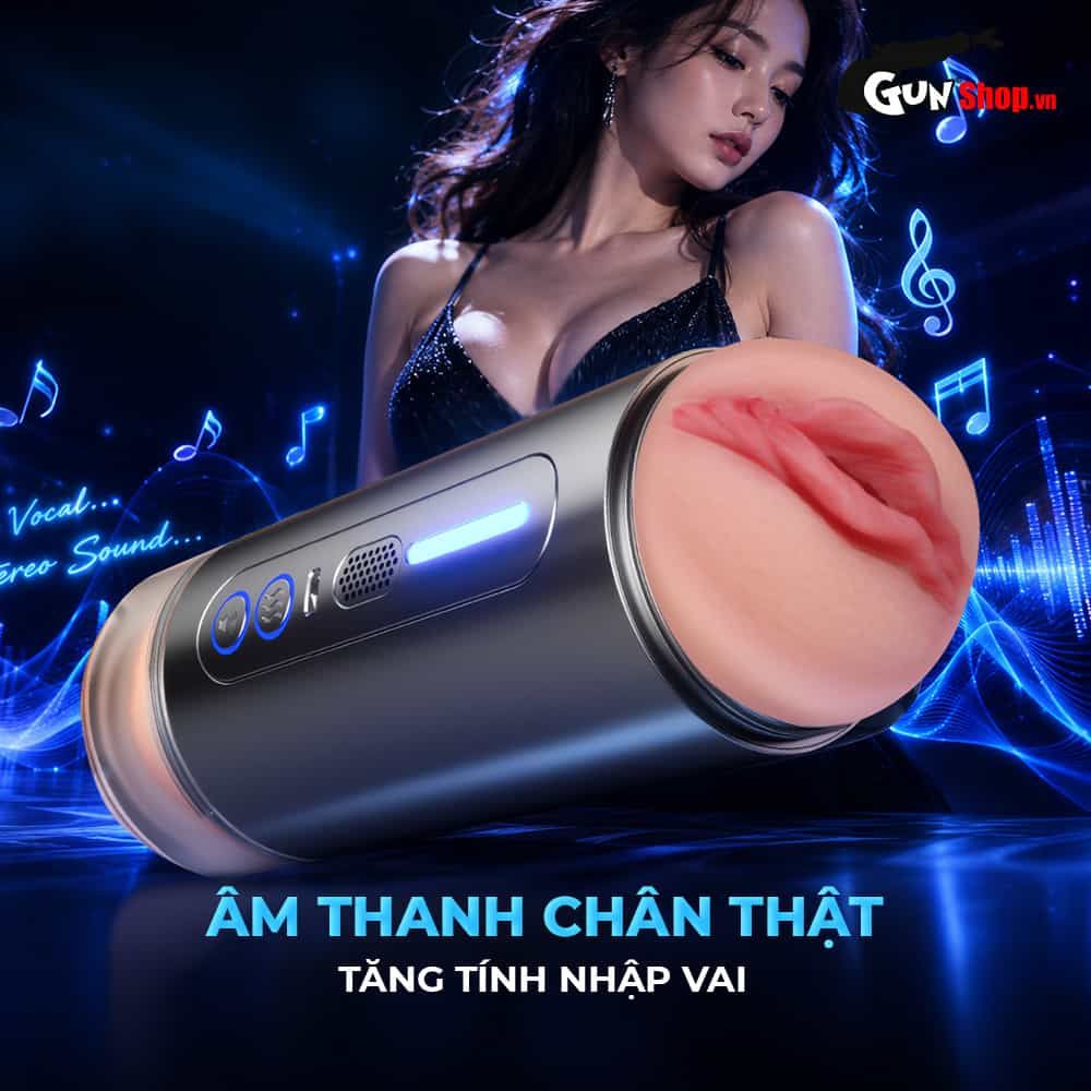 Âm đạo giả 2 đầu Jiuai Holy Grail Cup Black