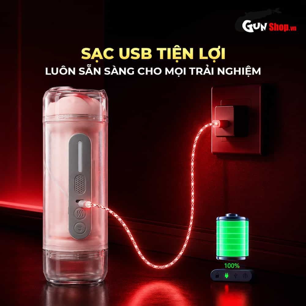 Âm đạo giả 2 đầu Jiuai Holy Grail Cup Red