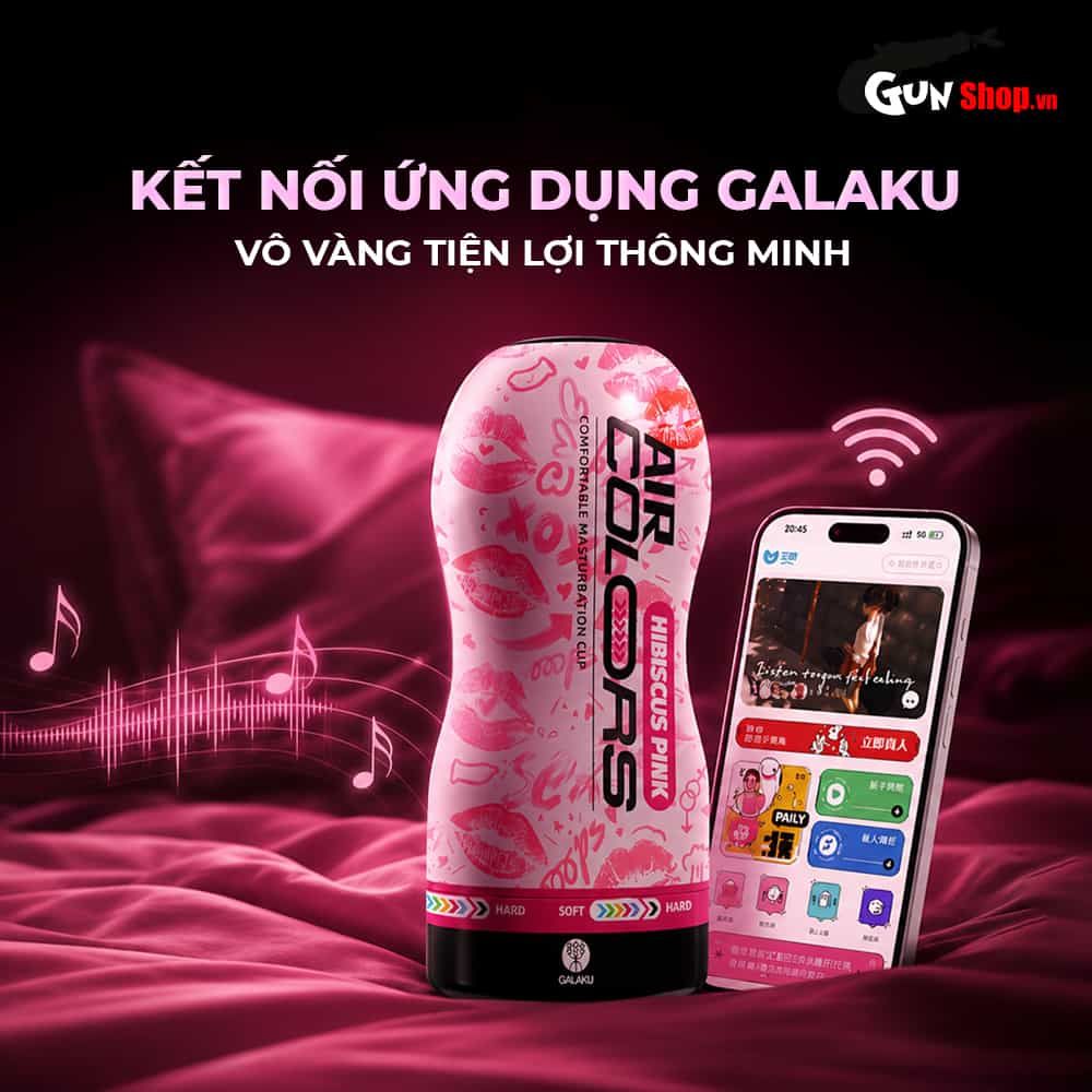 Âm đạo giả Galaku Air Color Hibiscus Pink