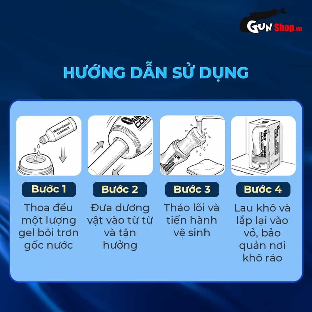 Âm đạo giả Galaku Air Color Ocran Ocean Blue