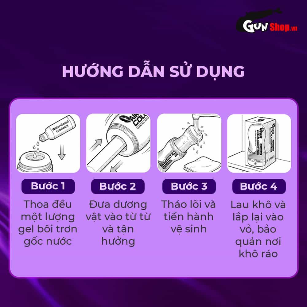 Âm đạo giả Galaku Air Color Twilight Purple