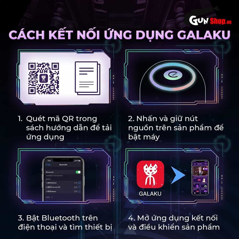 Âm đạo giả đa năng Galaku Cannon 2in1