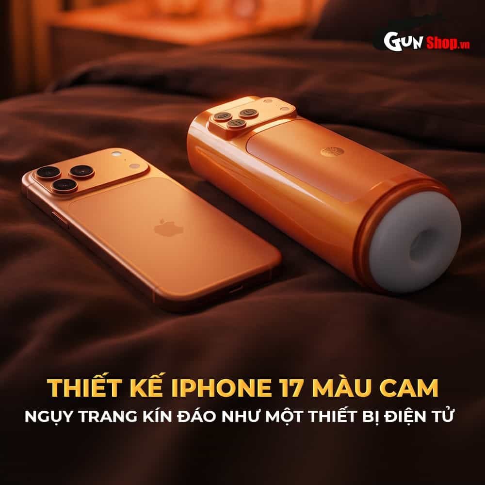 Âm đạo giả đa năng Galaku Sucking Cup 2in1 màu cam