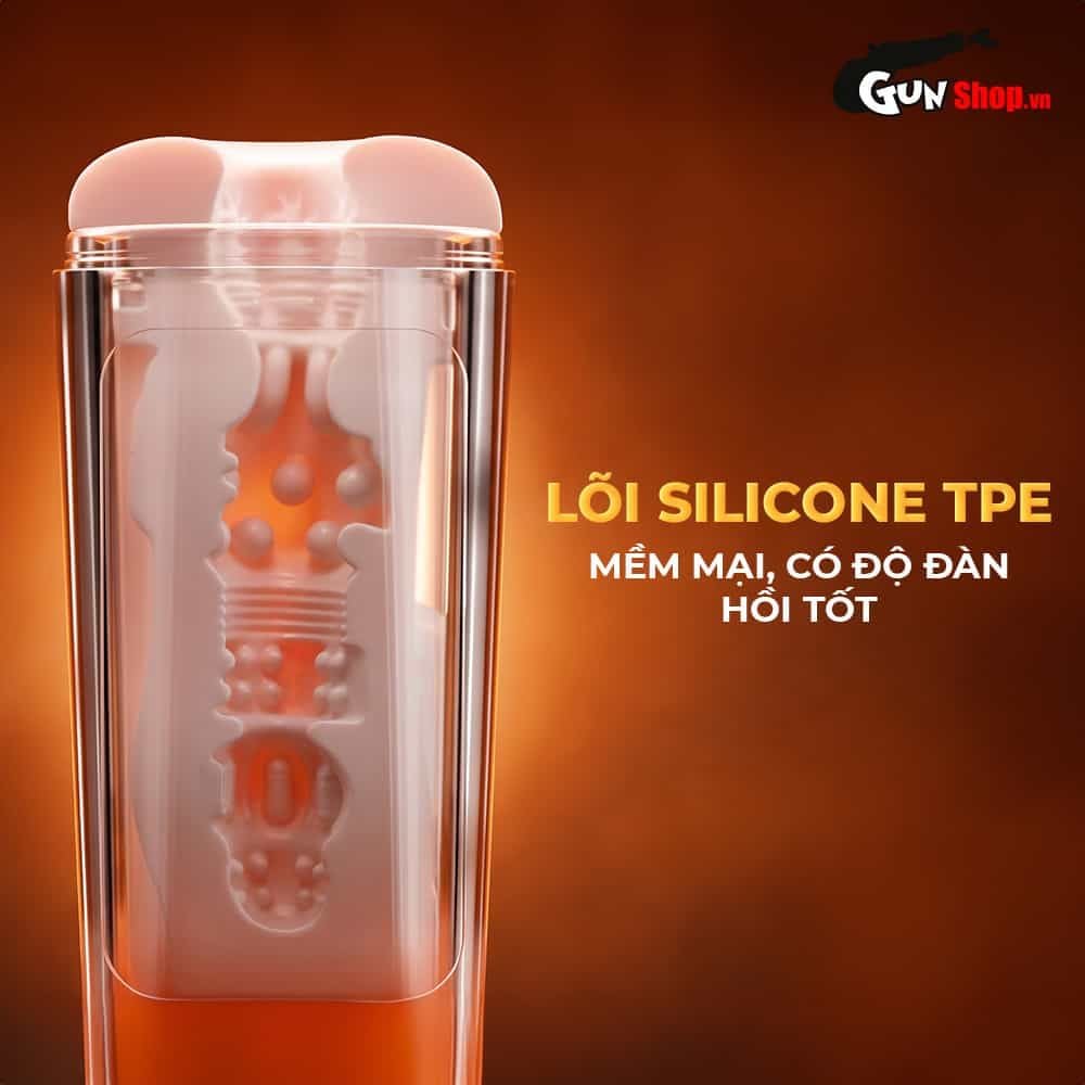 Âm đạo giả đa năng Galaku Sucking Cup 2in1 màu cam