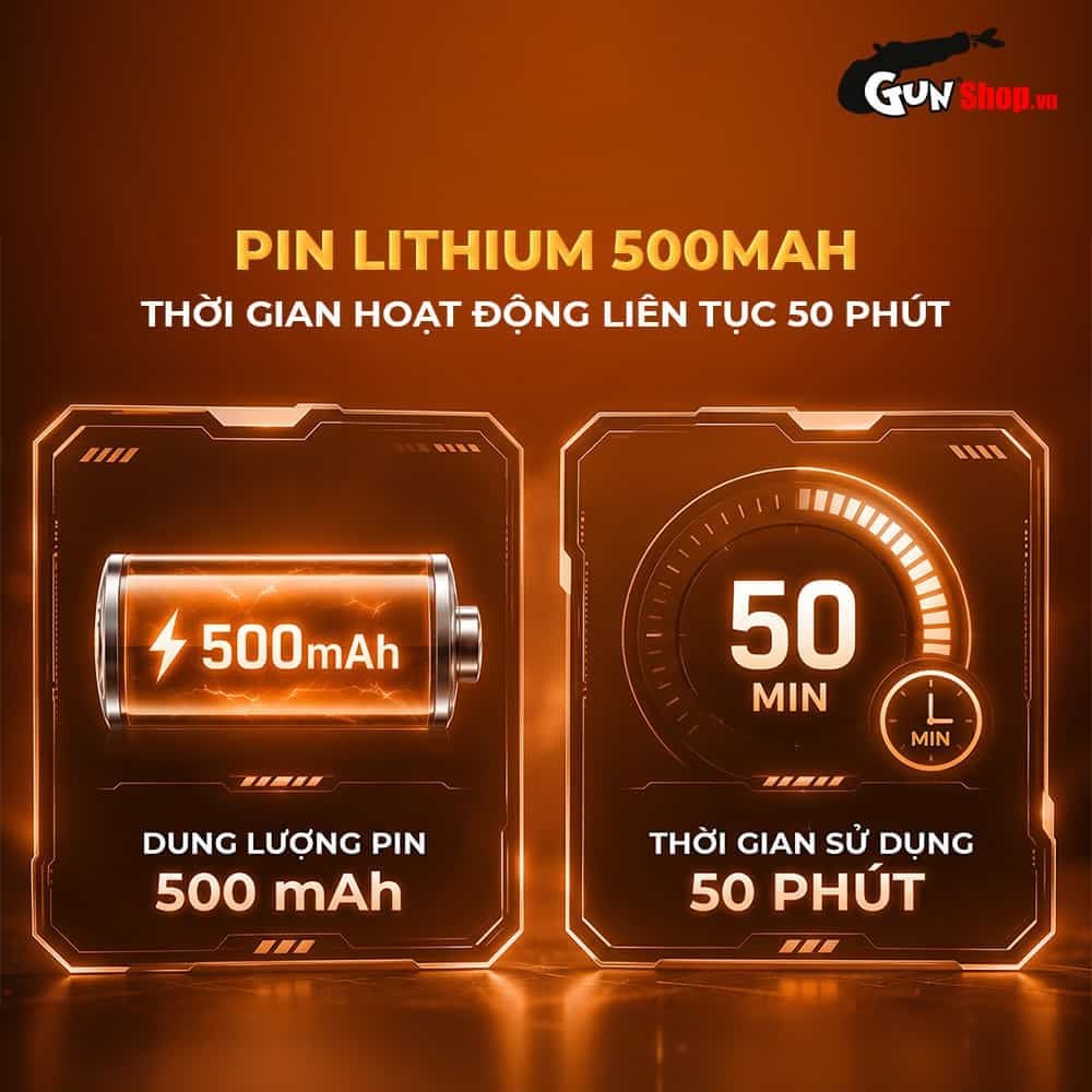 Âm đạo giả đa năng Galaku Sucking Cup 2in1 màu cam