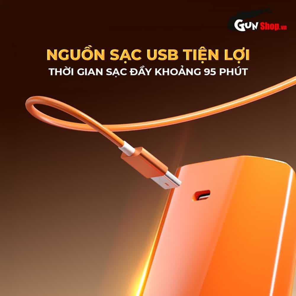Âm đạo giả đa năng Galaku Sucking Cup 2in1 màu cam