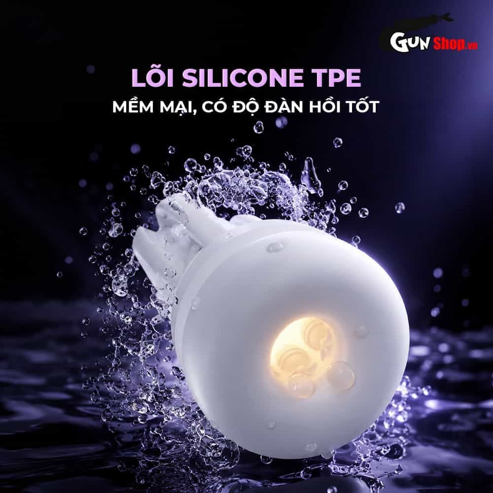 Âm đạo giả đa năng Galaku Sucking Cup 2in1 màu tím than