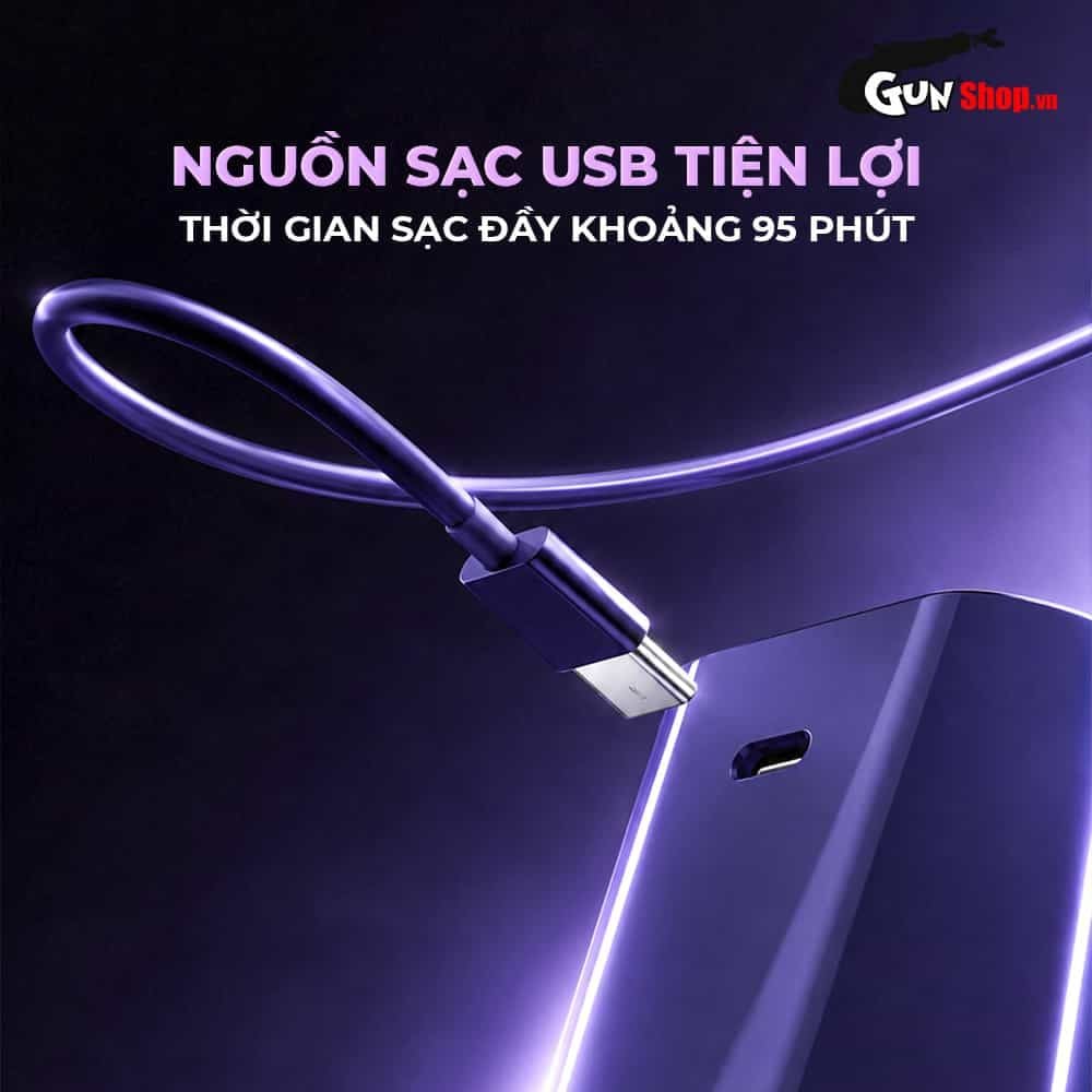 Âm đạo giả đa năng Galaku Sucking Cup 2in1 màu tím than