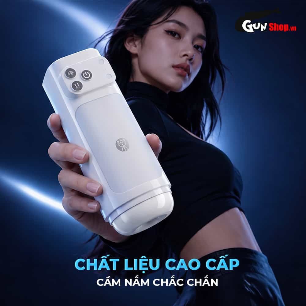 Âm đạo giả đa năng Galaku Sucking Cup 2in1 màu trắng