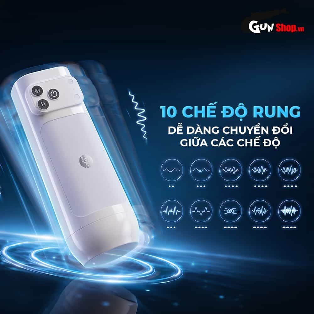 Âm đạo giả đa năng Galaku Sucking Cup 2in1 màu trắng