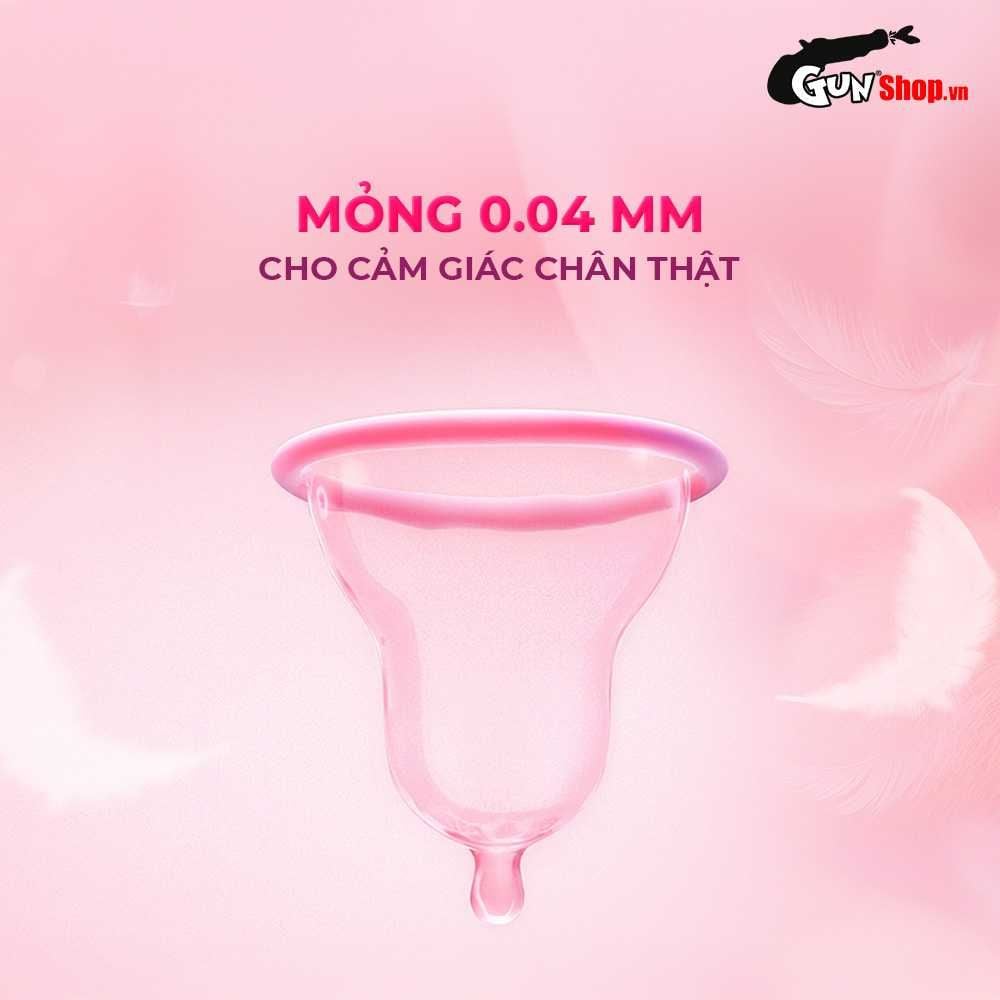 Bao cao su Firon Air - Siêu mỏng, kéo dài thời gian, hương vani - Hộp 10 cái