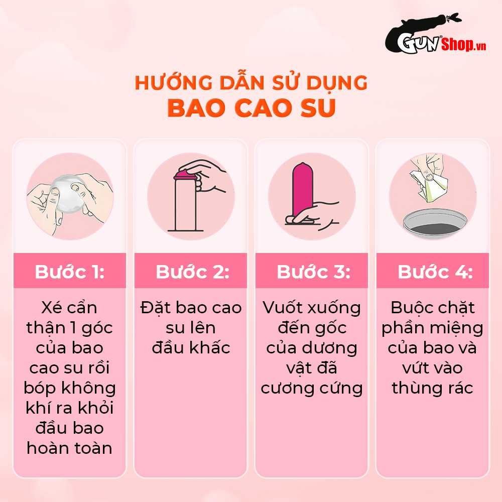 Bao cao su Firon Geon - Hộp 1 bao gai, 3 vòng bi siêu lớn + 1 bao Firon Rush (Hộp 2 cái)