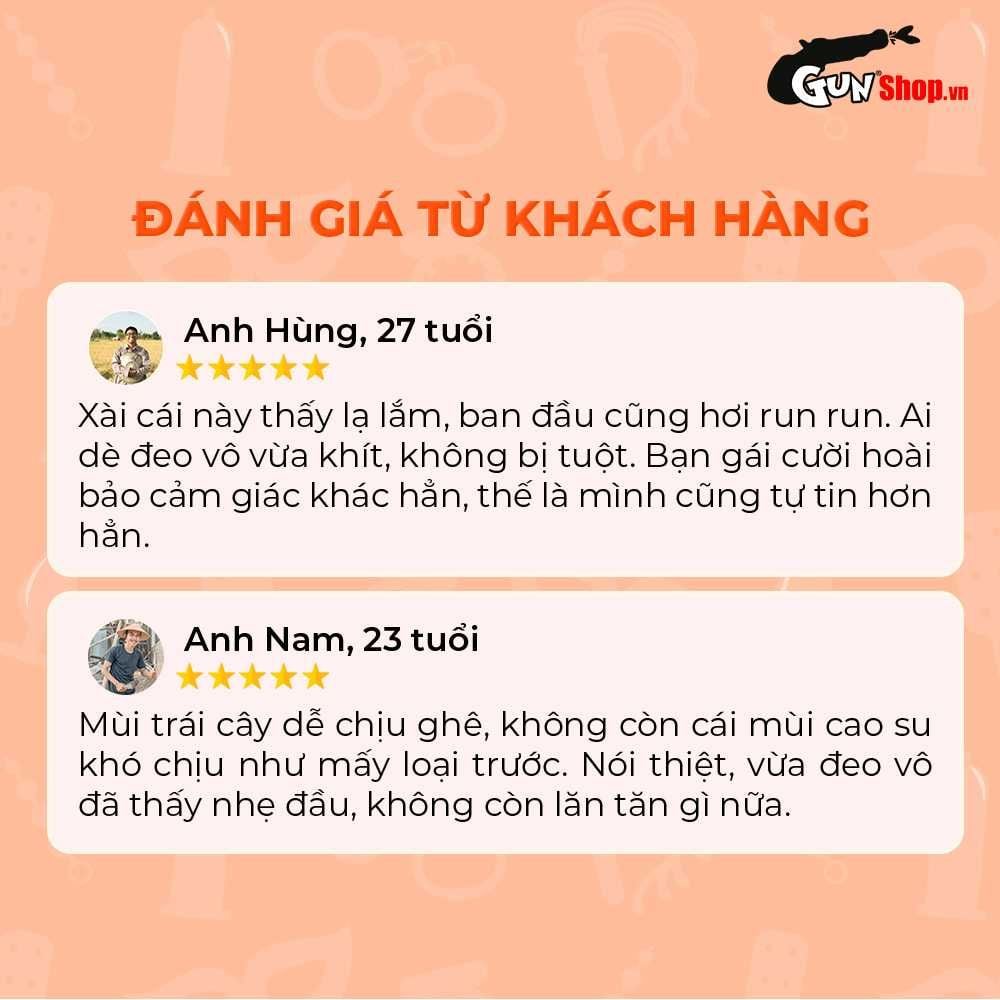 Bao cao su Firon Geon - Hộp 1 bao gai, 3 vòng bi siêu lớn + 1 bao Firon Rush (Hộp 2 cái)