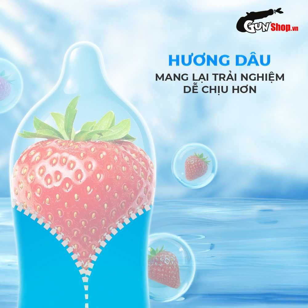 Bao cao su Firon Neo 49 - Size 49mm, siêu mỏng, kéo dài thời gian - Hộp 3 cái