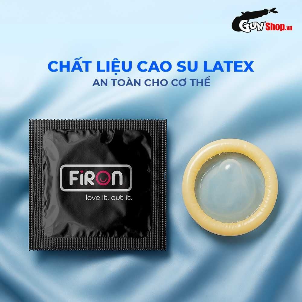 Bao cao su Firon Tempest - Hộp 1 bao gai, 2 vòng bi siêu lớn + 1 bao Firon Rush (Hộp 2 cái)