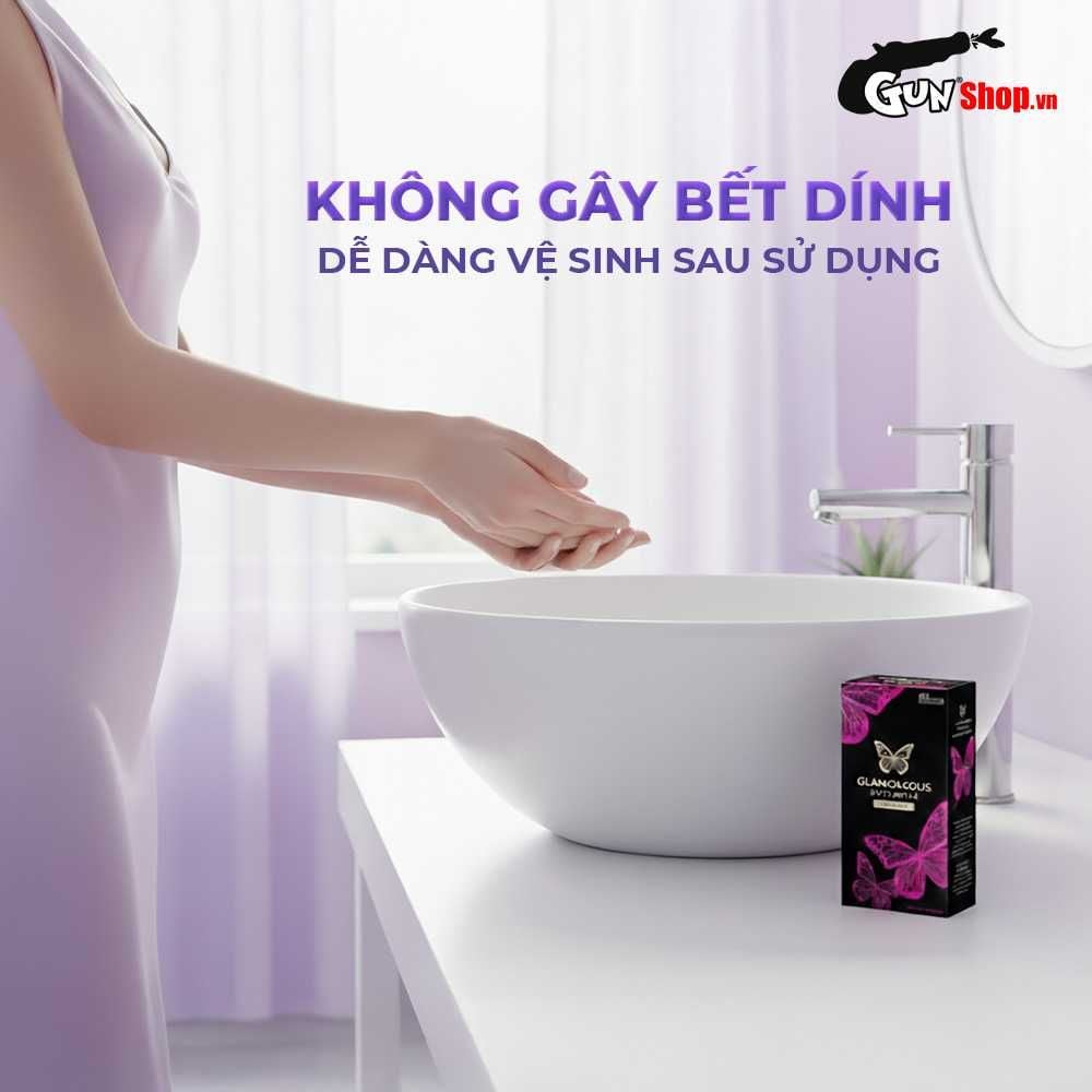 Bao cao su JEX Glamourous Butterfly Hot - Nóng ấm, nhiều gel bôi trơn - Hộp 12 cái