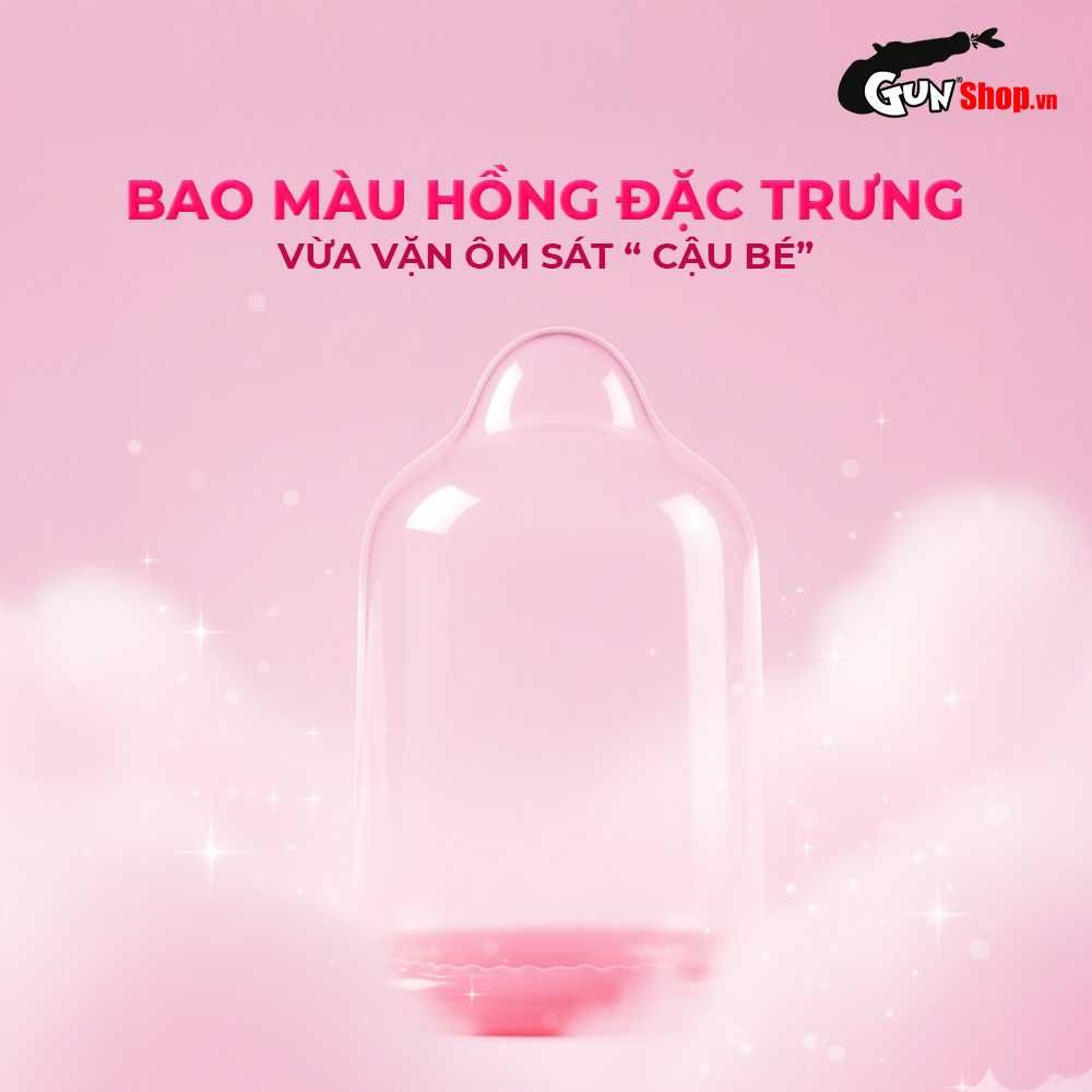 Bao cao su JEX Glamourous Butterfly Moist - Dưỡng ẩm tự nhiên với HA và Collagen  - Hộp 12 cái