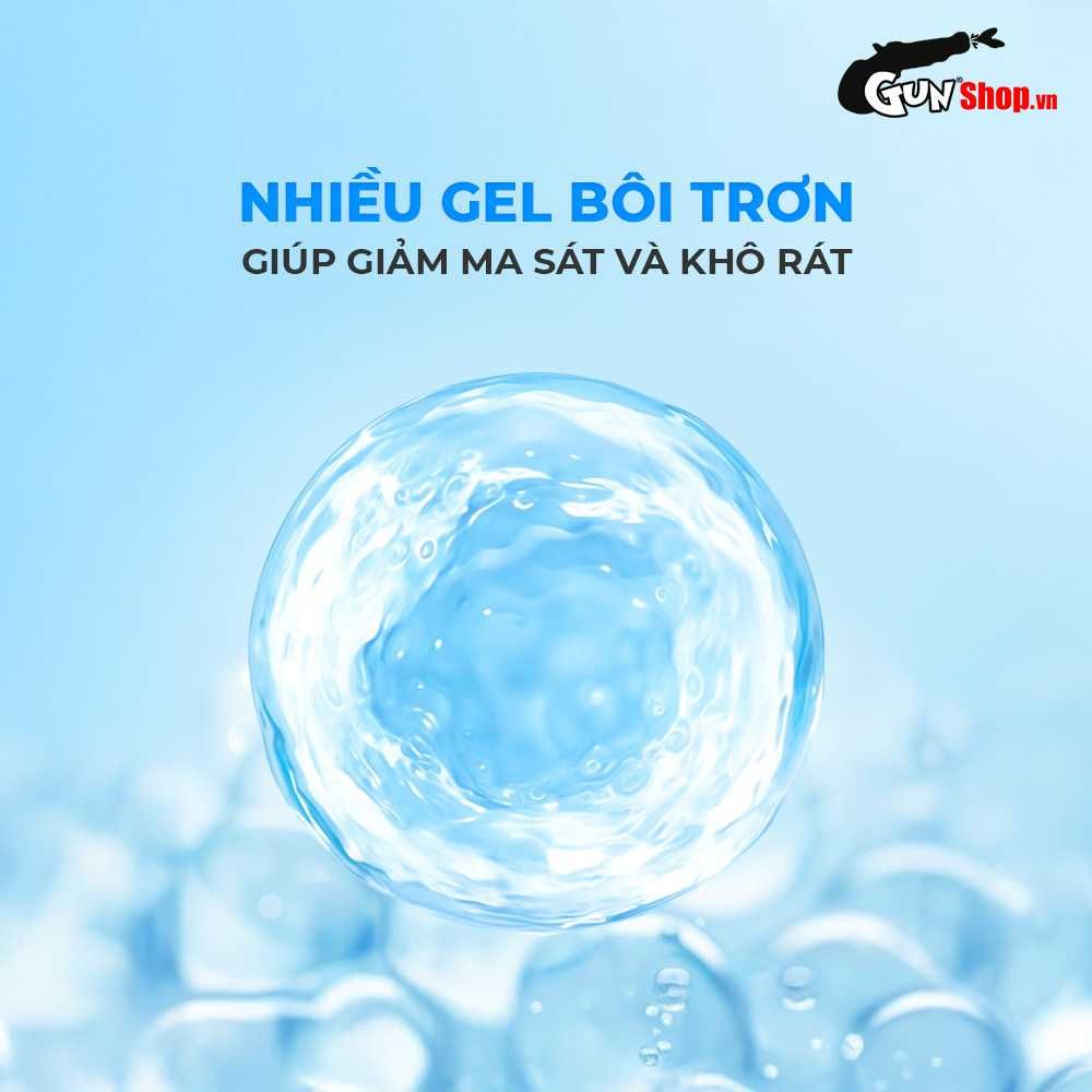 Bao cao su Powergra Feel X - Siêu mỏng, kéo dài, hương nhân sâm - Hộp 10 cái