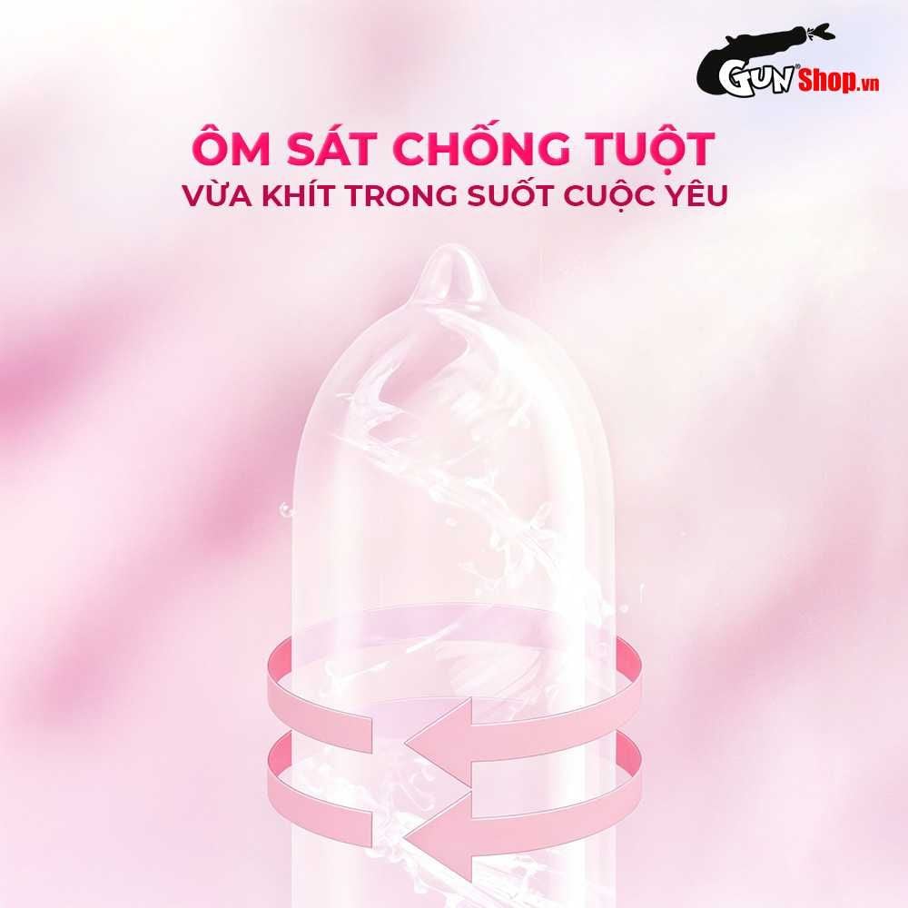 Bao cao su Shell Pulse Feather Touch 0.03 - Hương nước hoa cao cấp, siêu mỏng - Hộp 10 cái