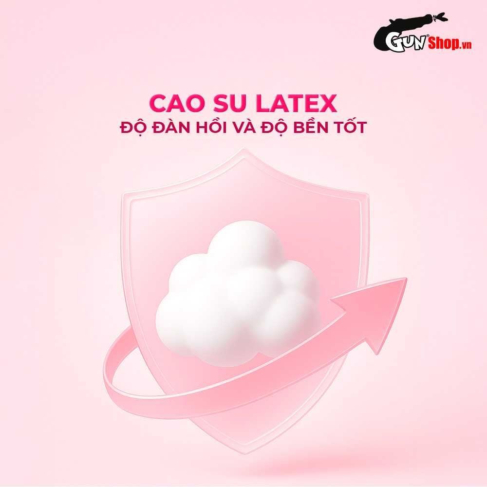 Bao cao su Shell Pulse Feather Touch 0.03 - Hương nước hoa cao cấp, siêu mỏng - Hộp 10 cái