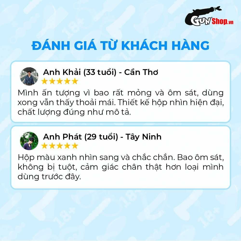 Bao cao su Shell Pulse Infinite Stealth - Hương nước hoa coa cấp, siêu mỏng, kéo dài -  - Hộp 10 cái