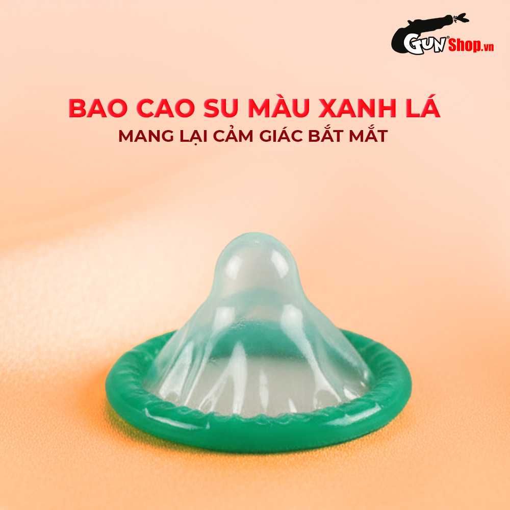 Bao cao su Sagami Dotty G Mint Are Are - Siêu điểm nổi, nhiều gel bôi trơn - Hộp 10 cái
