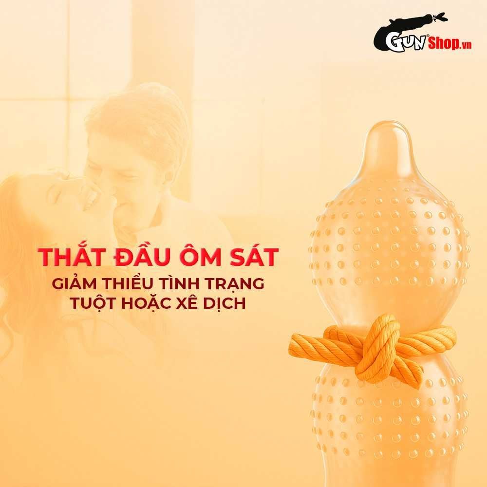 Bao cao su Sagami Dotty G Mint Are Are - Siêu điểm nổi, nhiều gel bôi trơn - Hộp 10 cái