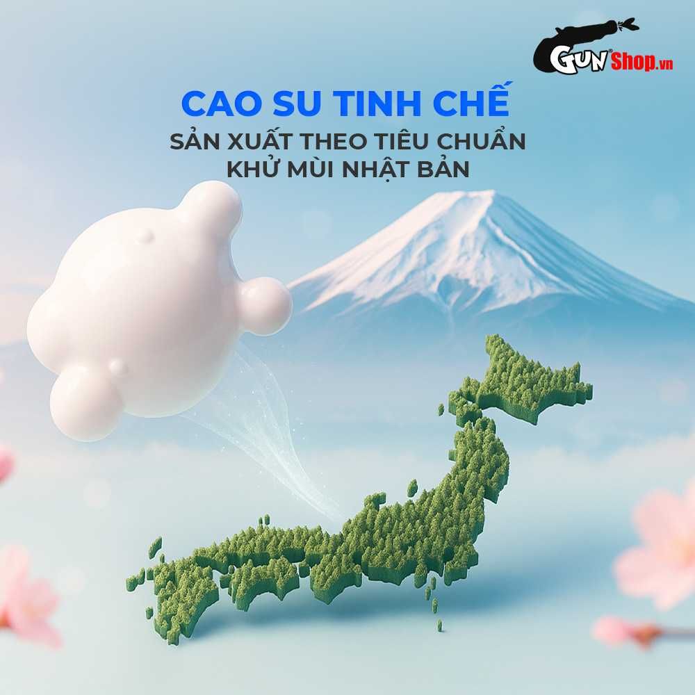 Bao cao su Sagami Six Fit V Tight Fit - Thiết kế 6 lần lượn sóng, siêu mỏng - Hộp 12 cái