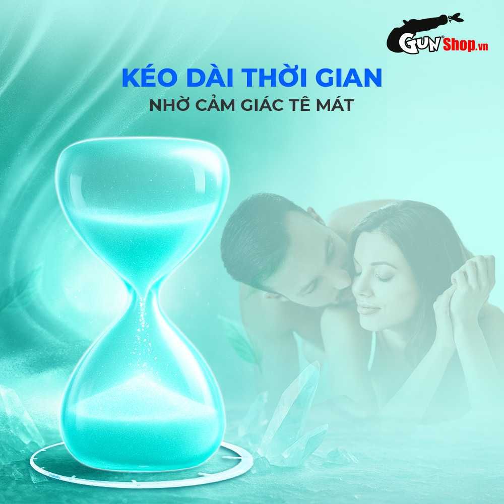 Bao cao su Sagami Xtreme Amino Gold Spearmint - Siêu mỏng, mát lạnh, hương bạc hà - Hộp 10 cái
