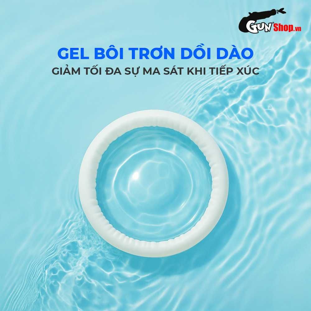 Bao cao su Sagami Xtreme Amino Gold Spearmint - Siêu mỏng, mát lạnh, hương bạc hà - Hộp 10 cái