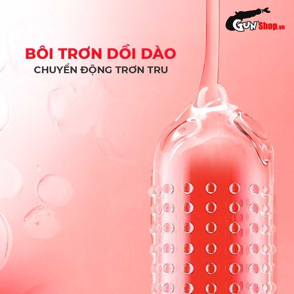 Bao cao su Sagami Xtreme Dotty G Mint Feel Long - Siêu điểm nổi, ôm sát - Hộp 10 cái