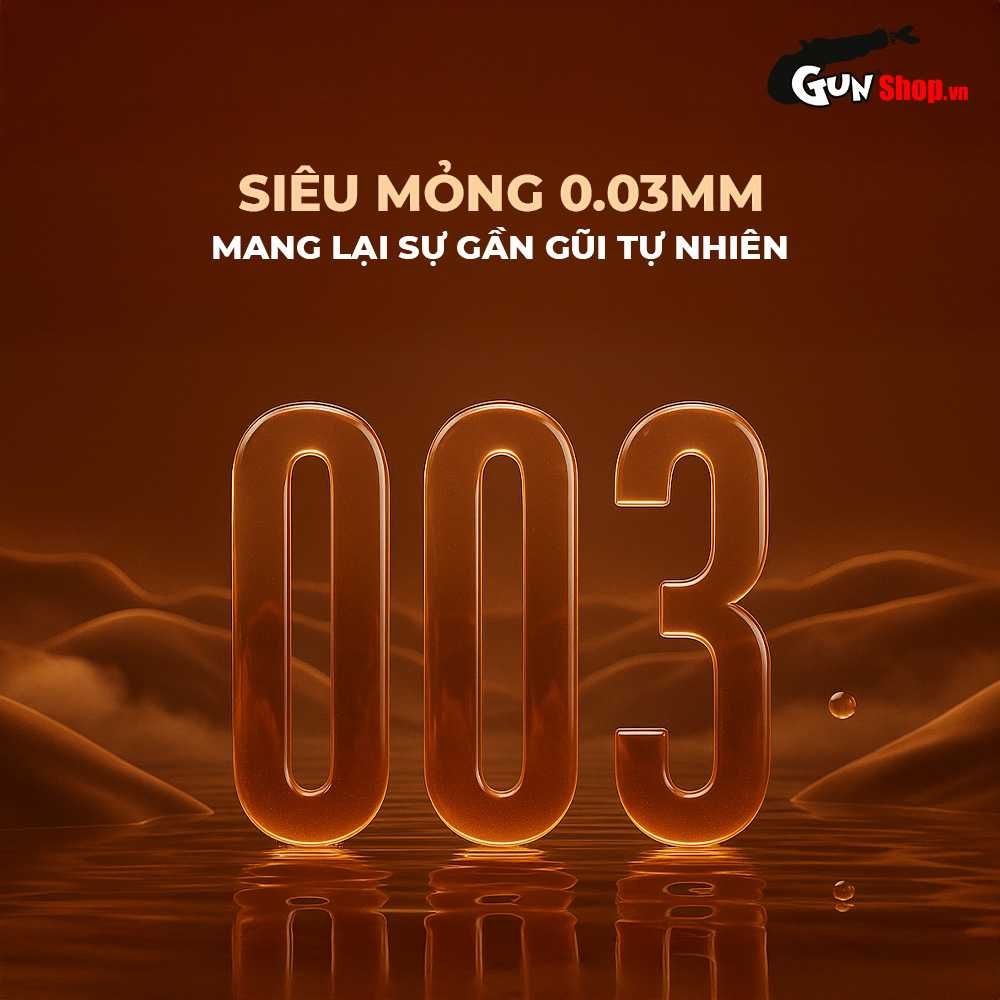 Bao cao su Shell Choco Prolong - Siêu mỏng, kéo dài thời gian, hương chocolate - Hộp 10 cái
