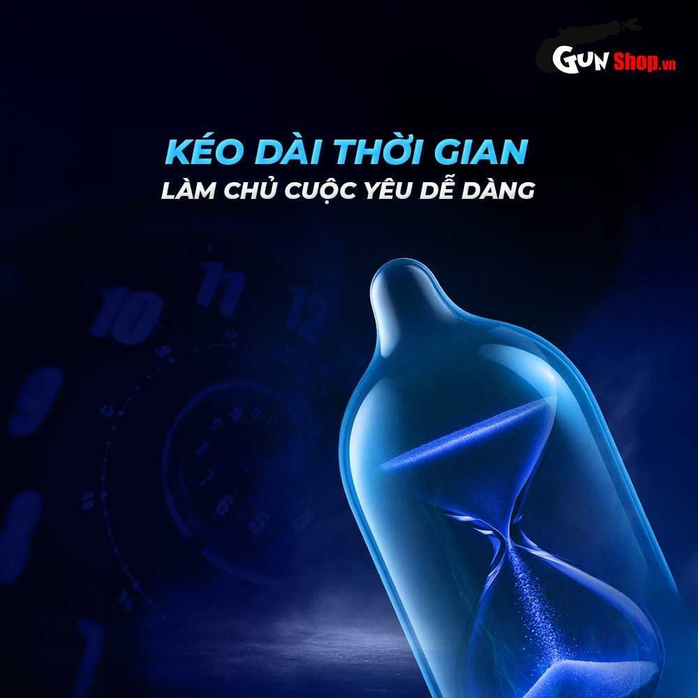 Bao cao su Shell Invisible - Siêu mỏng, chống tuột, kéo dài thời gian - Hộp 3 cái
