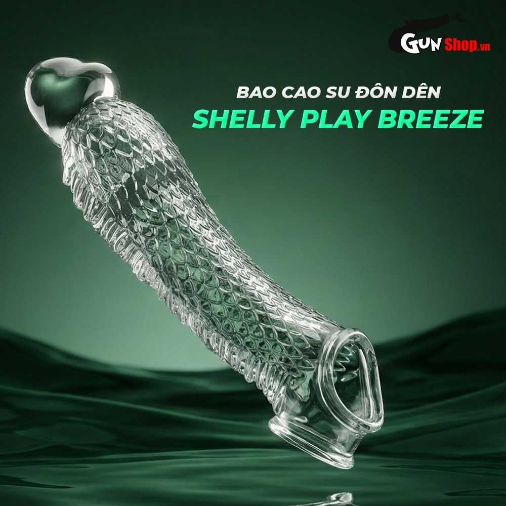 Bao cao su đôn dên rung Shelly Play Breeze