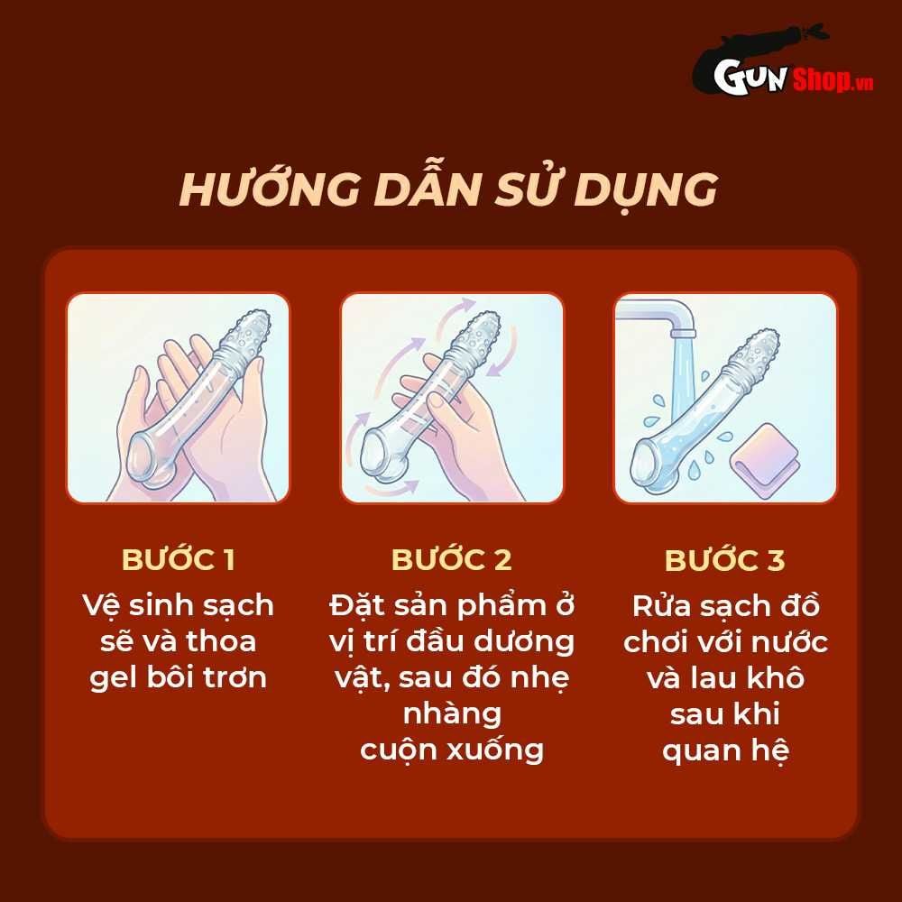 Bao cao su đôn dên rung Shelly Play Noble