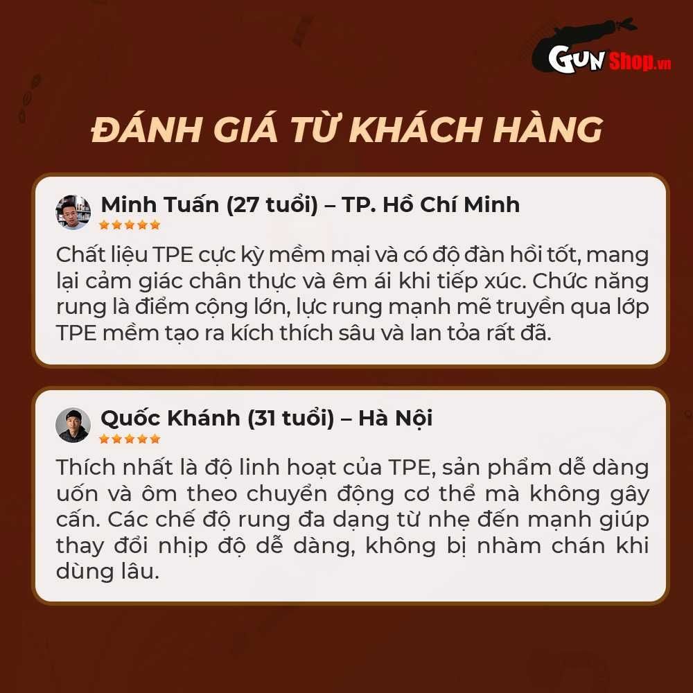 Bao cao su đôn dên rung Shelly Play Noble