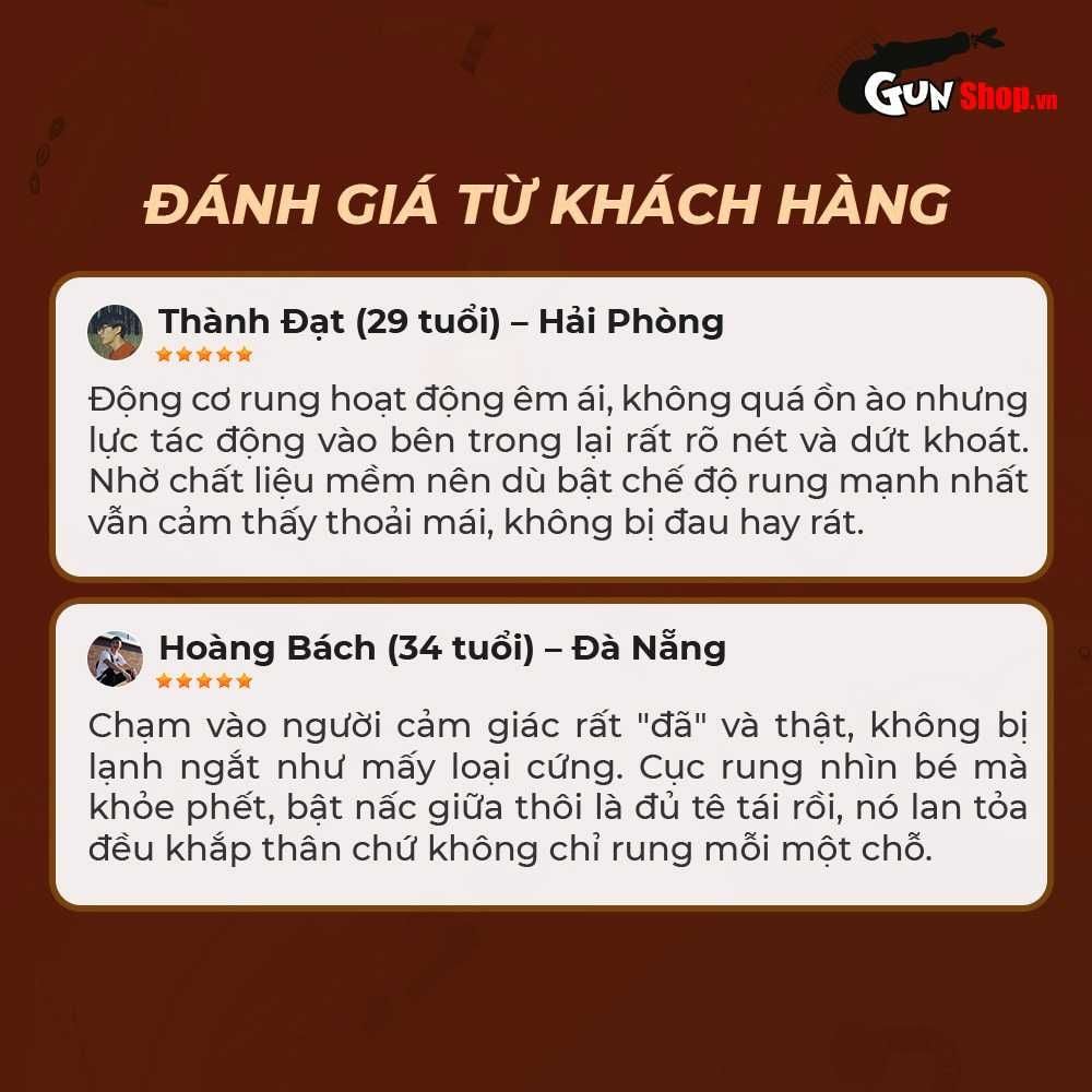 Bao cao su đôn dên rung Shelly Play Noble