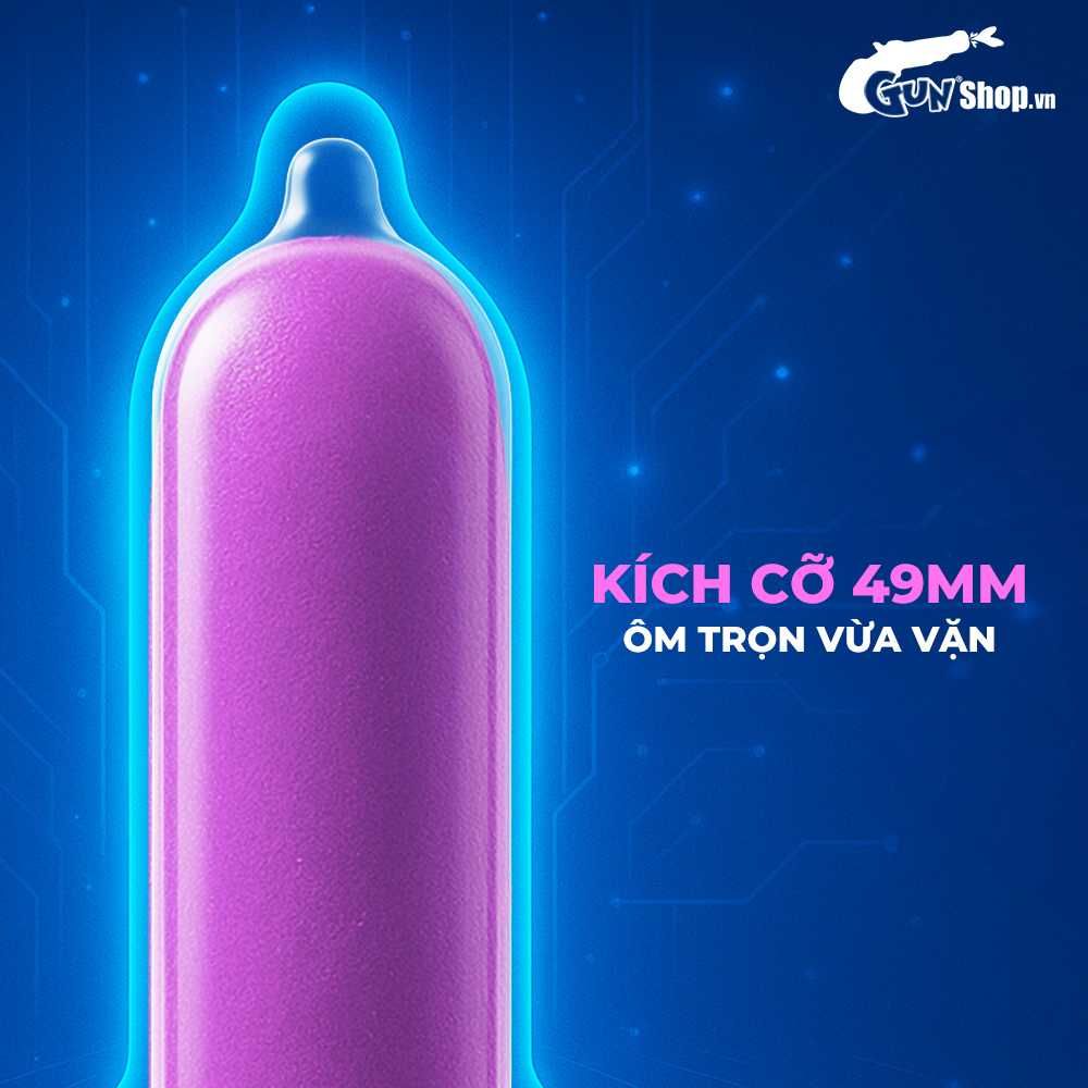 Bao cao su Durex Close Fit - Ôm khít, 49mm - Hộp 12 cái