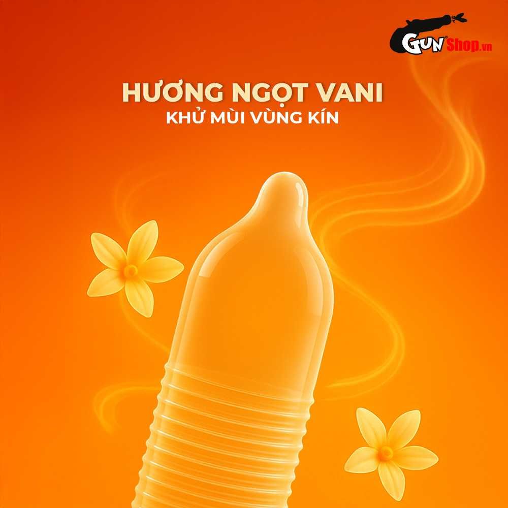 Bao cao su Durex Excita Ribbed - Gân nổi - Hộp 12 cái