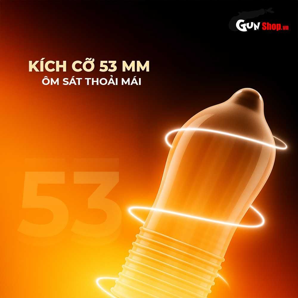 Bao cao su Durex Excita Ribbed - Gân nổi - Hộp 12 cái