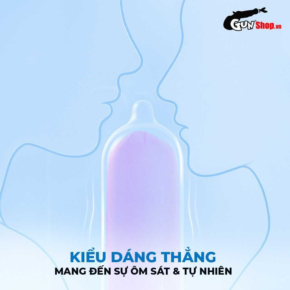 Bao cao su Durex Invisible - Siêu mỏng, mềm mịn - Hộp 10 cái