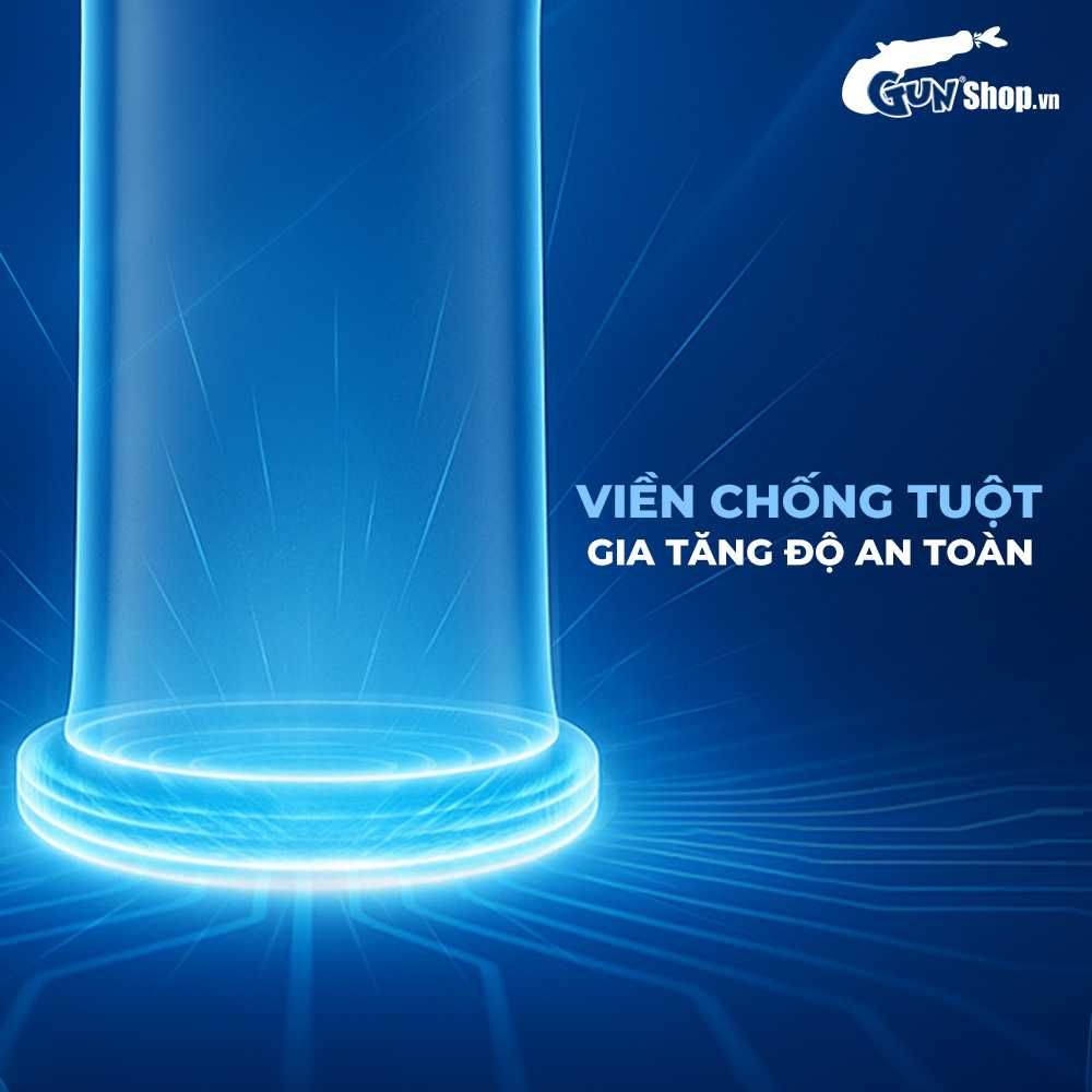 Bao cao su Durex Jeans - Siêu mỏng, nhiều gel bôi trơn - Hộp 12 cái