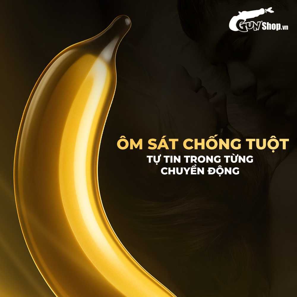 Bao cao su Durex Kingtex - Size nhỏ 49mm, ôm sát - Hộp 12 cái