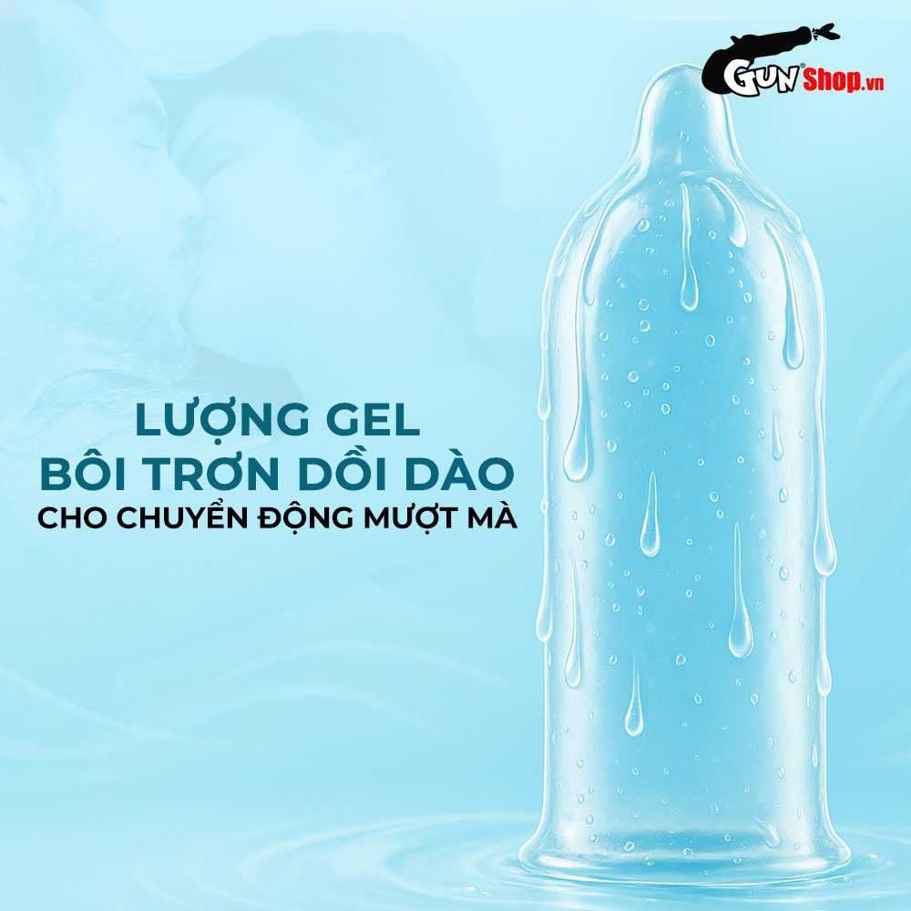 Bao cao su Durex Love - Siêu mỏng, hương vani - Hộp 10 cái