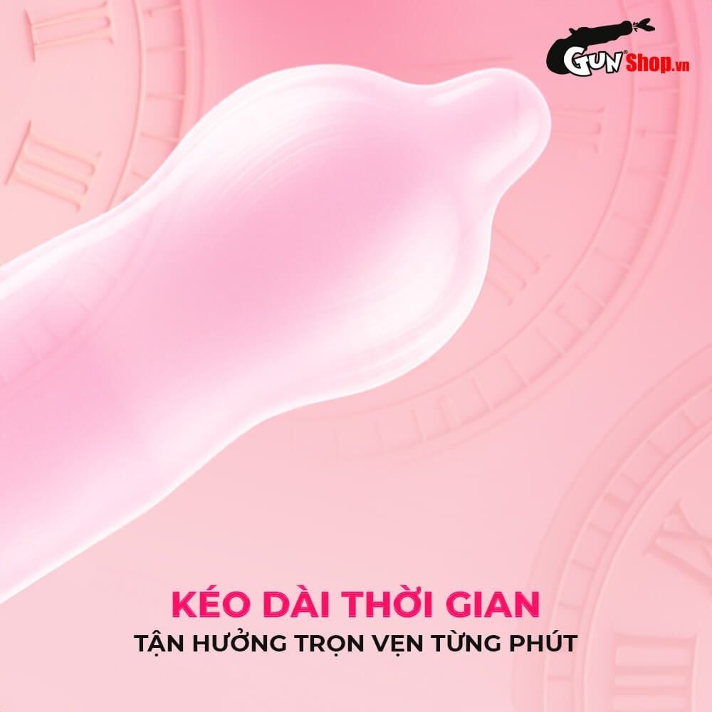 Bao cao su Shell Close Fit - Size 49mm, siêu mỏng, chống tuột, kéo dài thời gian - Hộp 3 cái